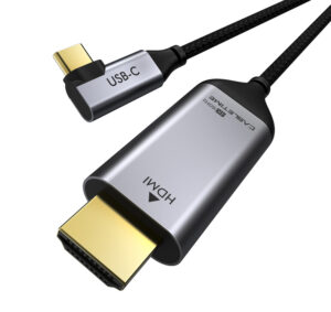 CABLETIME καλώδιο USB-C 90 Degree σε HDMI C160