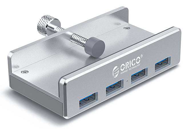 ORICO USB hub MH4PU-SV-BP με κλιπ