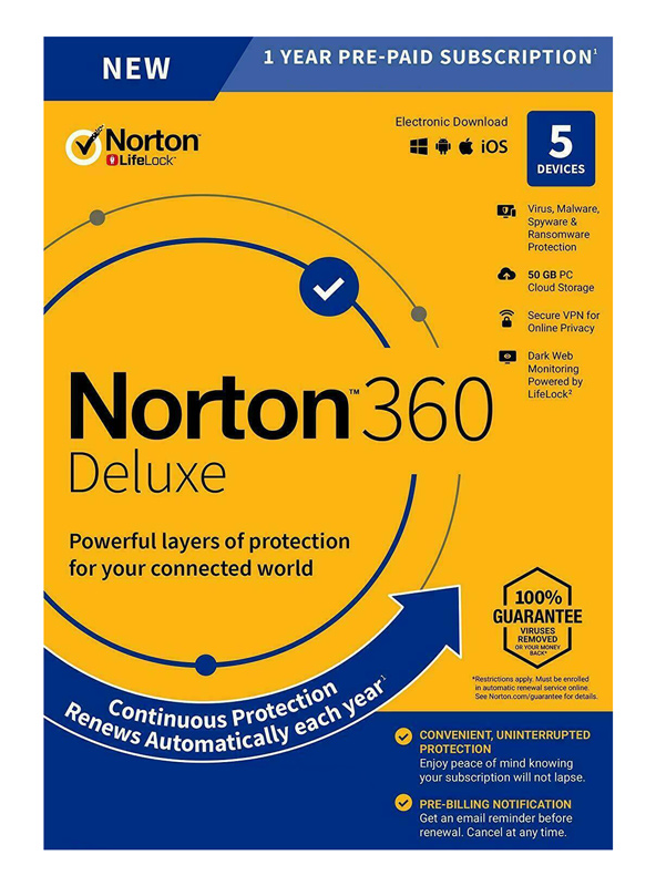NORTON Antivirus 360 Deluxe ESD