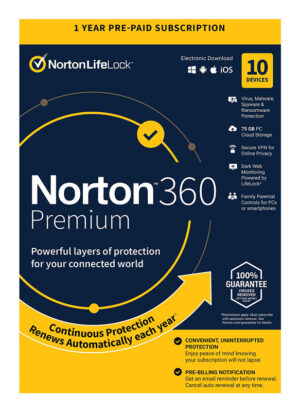 NORTON Antivirus 360 Premium ESD