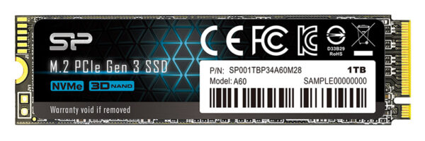 SILICON POWER SSD PCIe Gen3x4 P34A60 M.2 2280