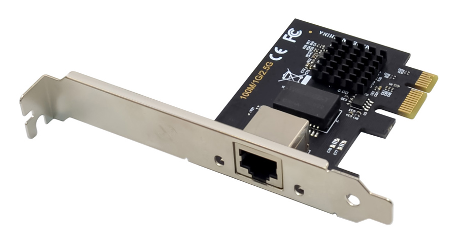 POWERTECH κάρτα επέκτασης PCIe σε RJ45 2.5G ST7266