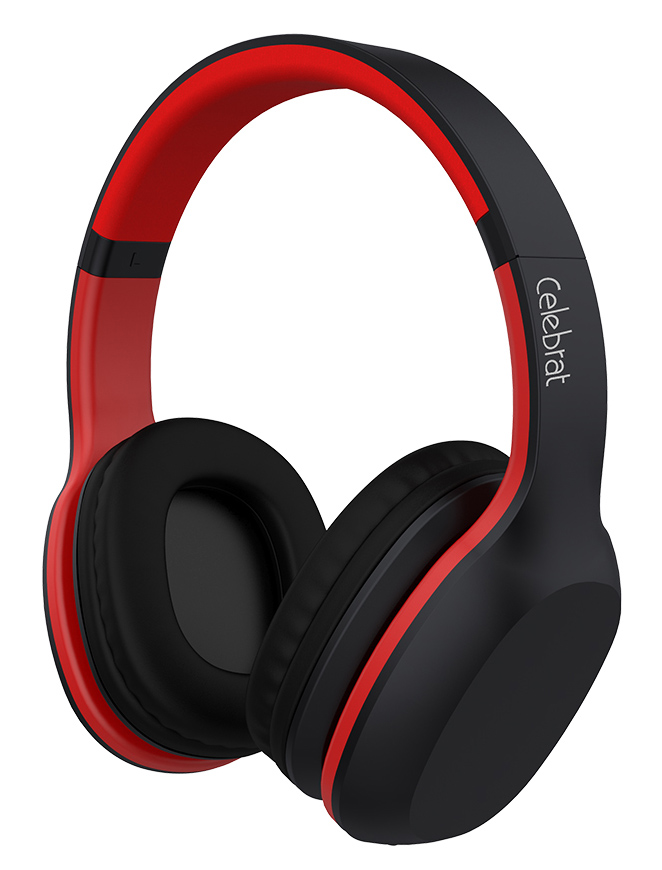 CELEBRAT Bluetooth headphones A18-BKRD