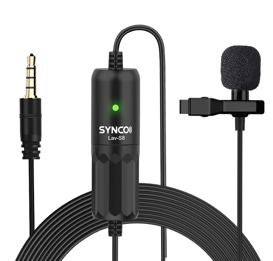SYNCO μικρόφωνο Lav-S8 με clip-on