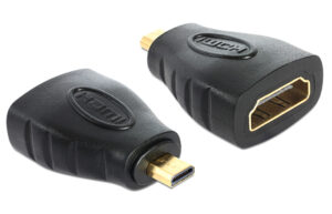 DELOCK αντάπτορας HDMI σε HDMI micro 65242 με Ethernet
