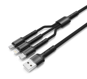 LDNIO καλώδιο USB σε USB-C/Lightning/Micro USB LC93