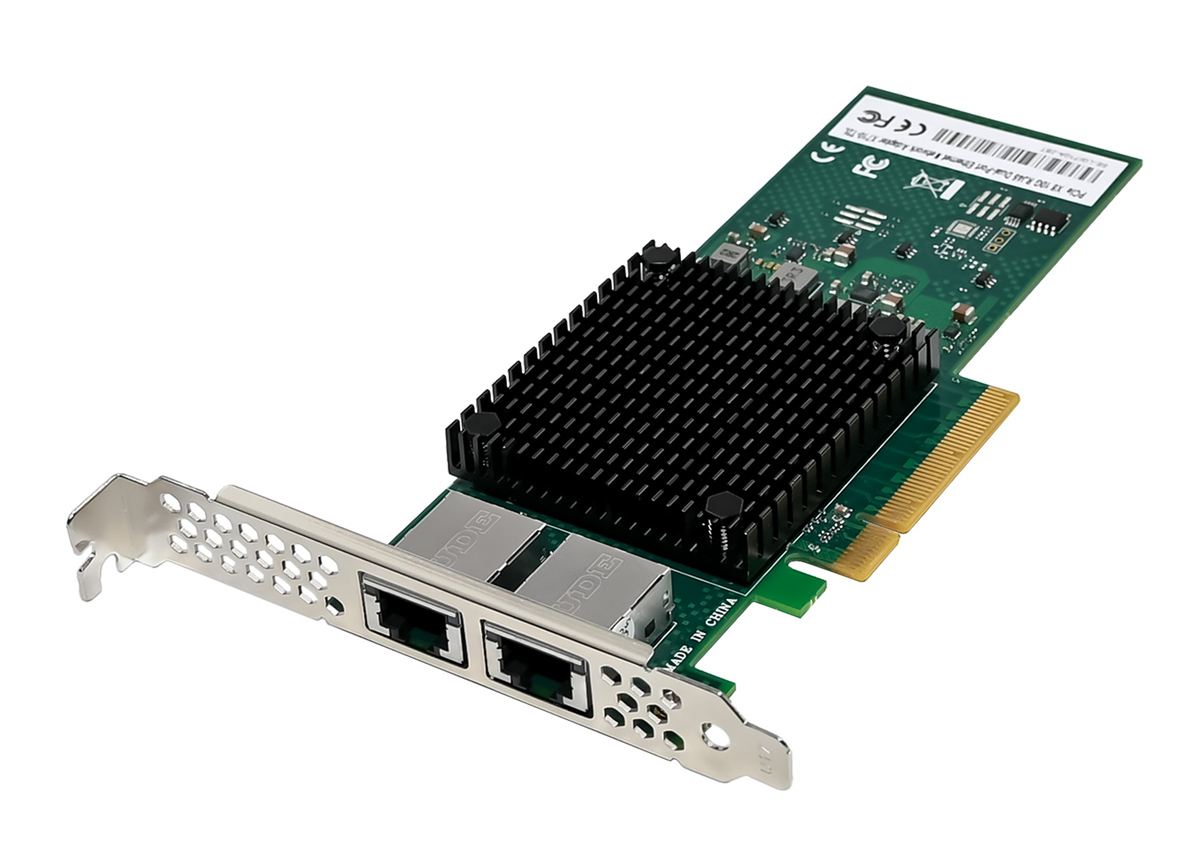 POWERTECH κάρτα επέκτασης PCIe σε 2x RJ45 ST7323